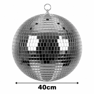 Disco Ball Silver 40cm dia