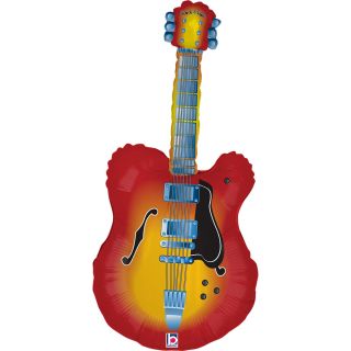 35" Red Guitar Grabo Foil Balloon