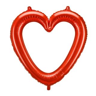 86x83.5 cm Heart-shaped Red Foil Balloon