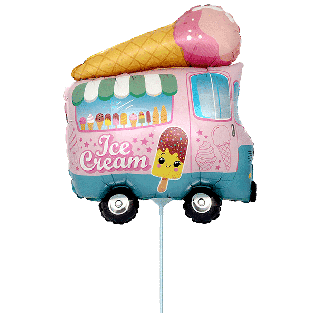 Mini Flexmetal Ice Cream Van Foil Balloon