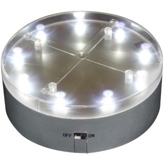 E-Mini-Luminator 4" Silver Light Base 9 White LED 3 Pack R/C Capable
