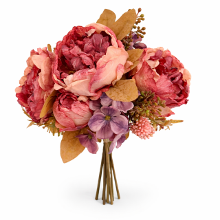 Peony Bouquet Vintage Rose Pink  