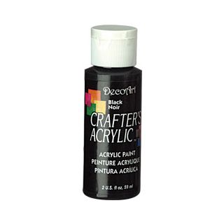Deco Art Crafters Acrylic Paint Black