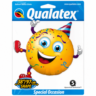 37" Party Emoticon Foil Balloon