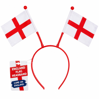 TWIN ST GEORGE FLAGS ON ALICE BAND