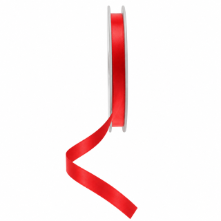 Satin Ribbon Double Faced Red APAC 10mm x 20m