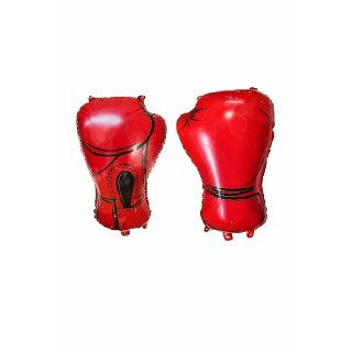 20" Red Boxing Glove Foil Balloon