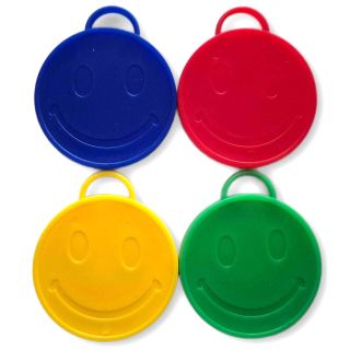 Balloon Weights Smiling Face Primary Mix 16grm 50ct