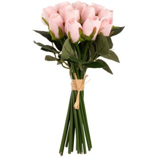Beatrice Rose Bud Bunch Soft Pink x15 Heads