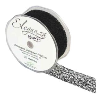 black-eleganza-web-ribbon-38mm-x-20m