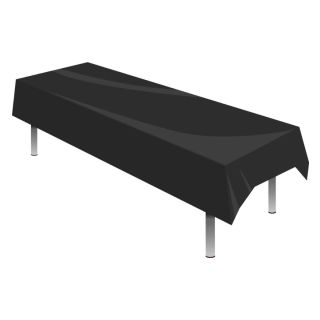 Table Cover Plastic Black Oaktree 1.37m x 2.74m