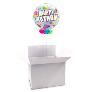 Bubble Box / Gender Reveal Box White 60cm x 42cm x 49cm - STORE COLLECTION ONLY