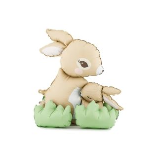 24" Bunny Rabbit Standing Foil Balloon