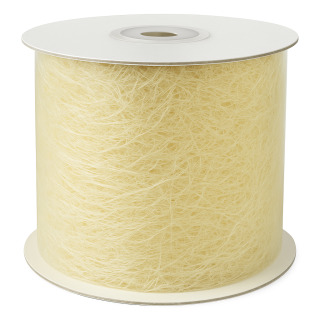 Cream Silk Mesh Ribbon 5cm x 20m