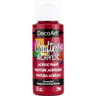 Deco Art Crafters Acrylic Paint Tuscan Red 2oz
