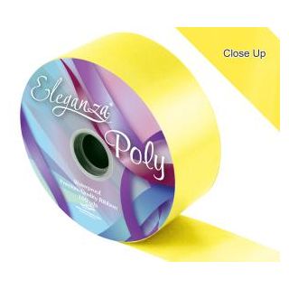 Eleganza Poly Ribbon Yellow 11 - 50mm x 91m