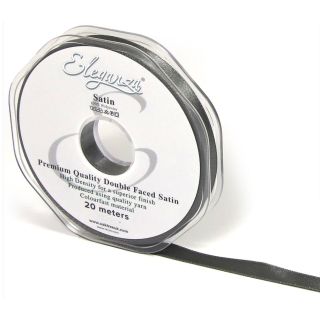 Eleganza Satin Double Faced Graphite 10mm x 20m