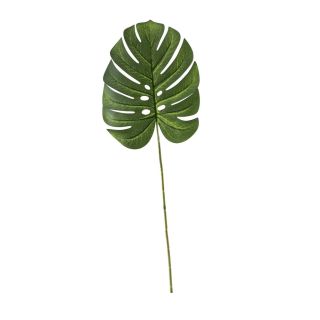Essential Monstera Leaf Varigated Green 71cm
