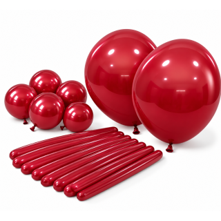 Sempertex Imperial Red 016 All Sizes Latex Balloons