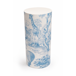 Round Display Plinth With One Custom Designed Wrap - In-Store Collection Only