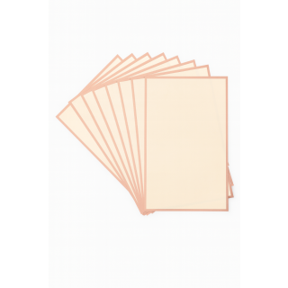 Floriest Paper with Cream Plastic Rose Gold Trim 20 Sheets 