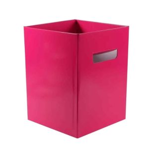 Flower Box Pearlised Hot Pink 18cm x 18cm 10pc