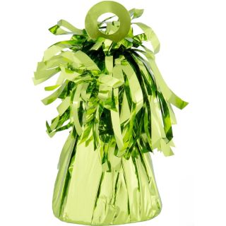 Foil Lime Green Tassel Balloon Weights 12ct