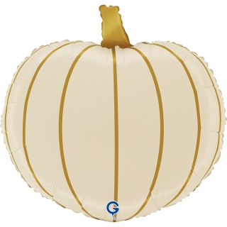 16" Grabo Cream Pumpkin Foil Balloon 