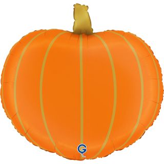 19" Grabo Orange Pumkin Foil Balloon