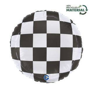 18" Checkerboard Grabo Foil Balloon