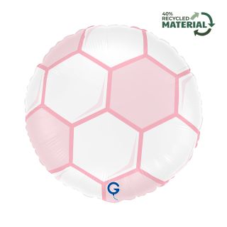 18" Football Pink Grabo Foil Balloon