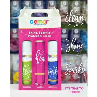 Gemar Time to Shine 700ml, Sparkle 500ml & Clean 500ml Trio Box