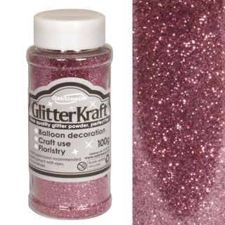 Glitter Kraft Fine Glitter 100g - Light Pink
