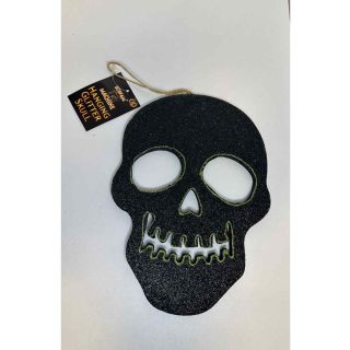 glitter-skull-decoration-green