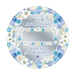 in-loving-memory---blank-blue-18-round