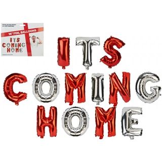 16" It's Coming Home Foil Balloon Banner