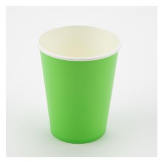 Paper Cups Lime Green Oaktree 9oz 8ct
