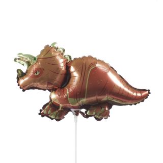 mini-brown-tricerotops-dinosaur-bamboo-party-foil-balloon