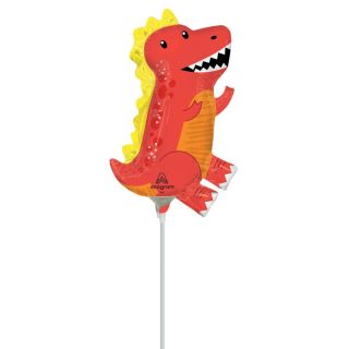 Mini Cool Dinosaur Foil Balloon