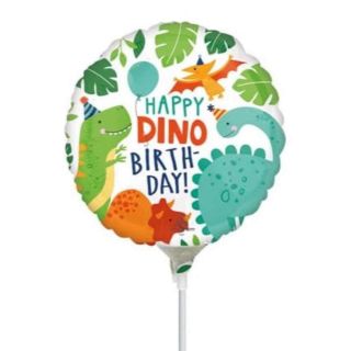 Mini Dinosaur Happy Dino Birthday Foil Balloon