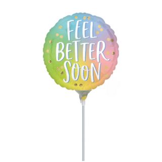 Mini Feel Better Soon Ombre Foil Balloon