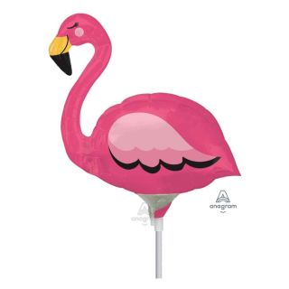 Mini Flamingo Foil Balloon