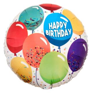 Mini Happy Birthday Celebration Balloon Design Foil Balloon