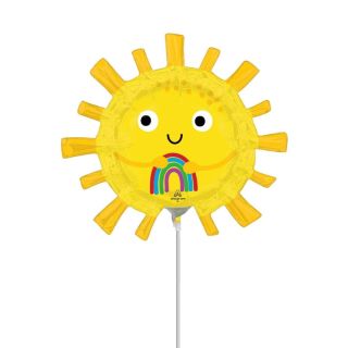 Mini Happy Sun Shaped Foil Balloon