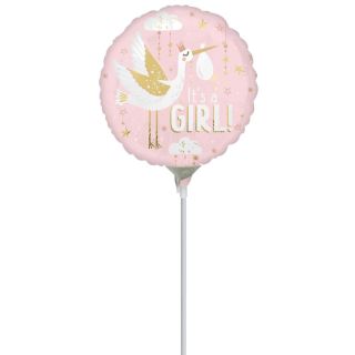 Mini It's A Girl Special Delivery Foil Balloon