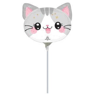 Mini Kawaii Kitty Cat Foil Balloon