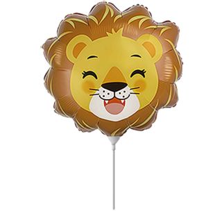 Mini Lion Head Foil Balloon