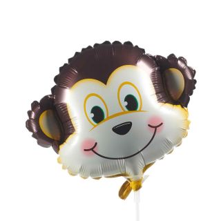mini-monkey-head-bamboo-party-foil-ballloon