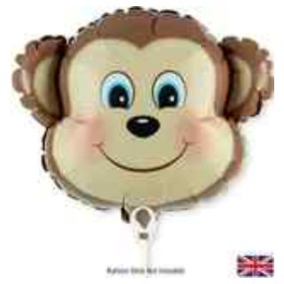 mini-monkey-shape-foil-balloon