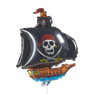 mini-pirate-ship-black-flexmetal-foil-balloon